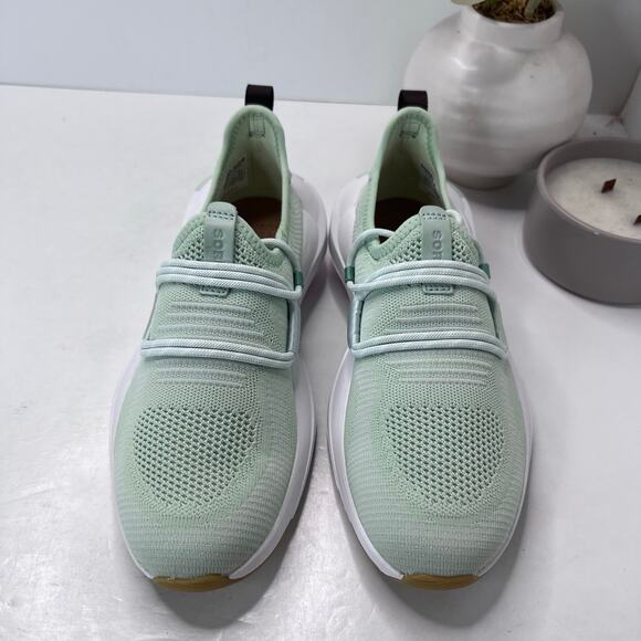 Sorel Explorer Defy Low Sneaker Green NL4817-390 Women's 8.5 Tried On - Picture 5 of 10